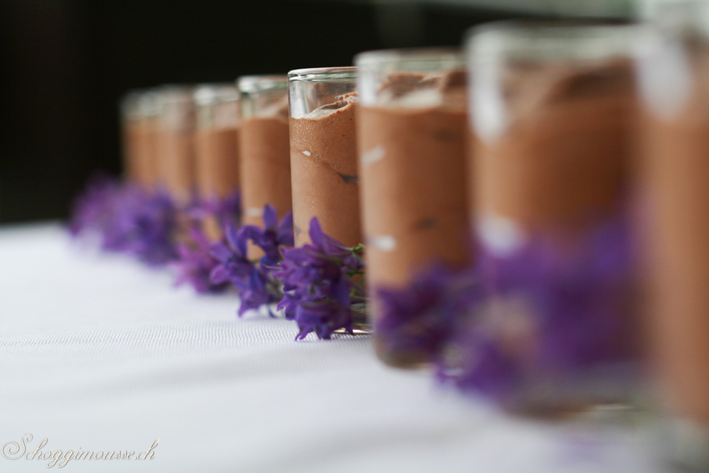 Schokoladenmousse Ap&eacute;ro-Portionen